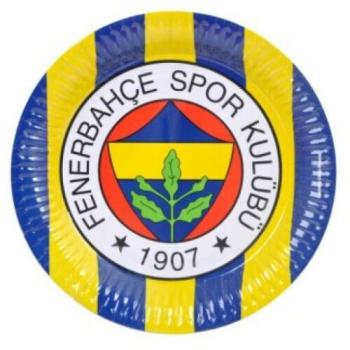 Fenerbahçe lizenzierte Einwegteller 23CM 8 Stk.